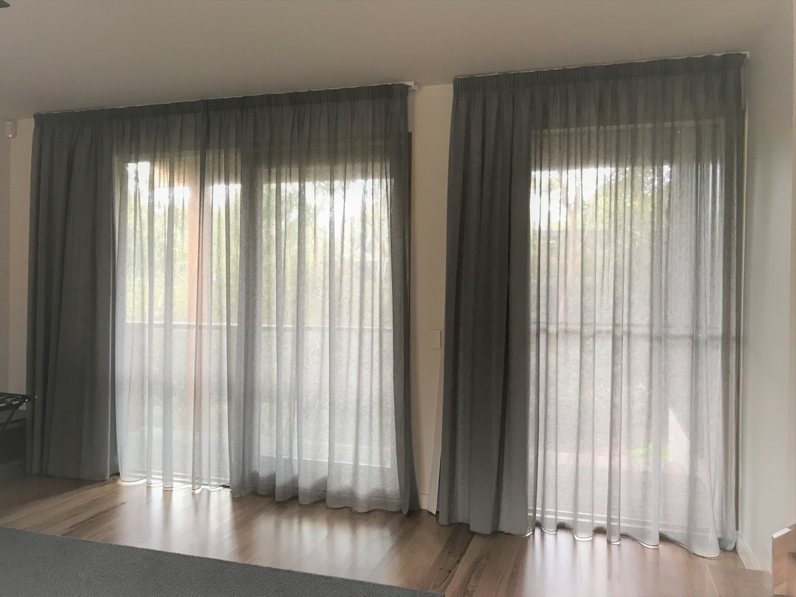 Pencil Pleat Curtains - Bellarine Curtains and Blinds